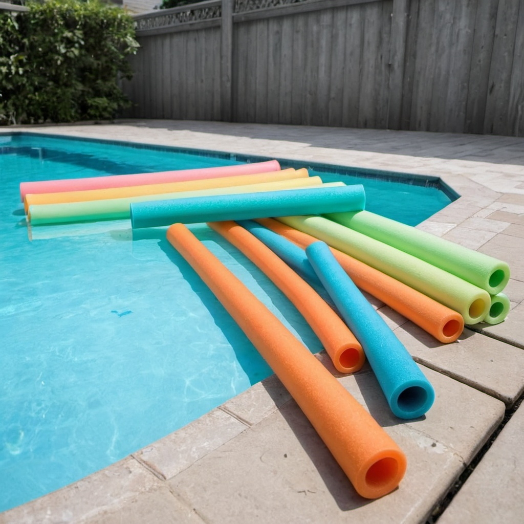 Vibrant and durable pool noodles from Alcot Plastics Ltd. in Guelph, ON