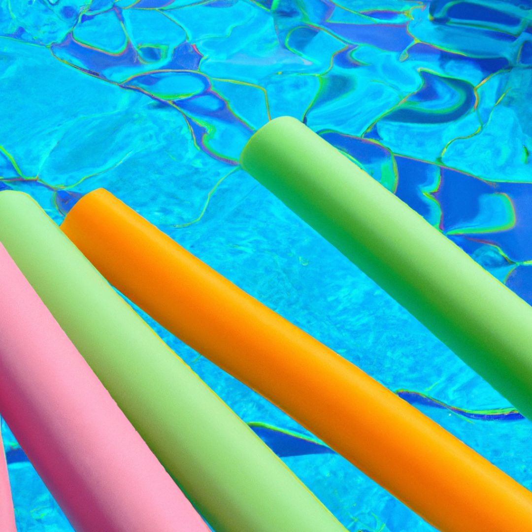 Durable pool noodles from Alcot Plastics Ltd. in Guelph, ON