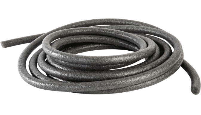 Coiled closed-cell polyethylene foam backer rod from Alcot Plastics
